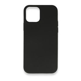 Alan Şanslı iPhone 12 Siyah Nano Içi Kadife Silikon Kılıf