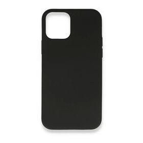 Alan Şanslı iPhone 12 Siyah Nano Içi Kadife Silikon Kılıf