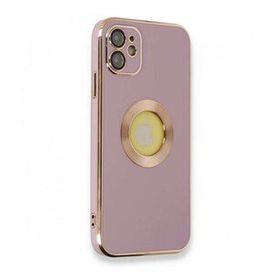 Alan Şanslı iPhone 12 Store Mor Silikon Kılıf