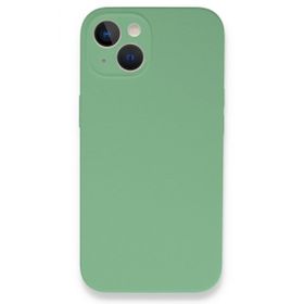 Alan Şanslı iPhone 13 Mini Lansman Legant Yeşil Silikon Kılıf