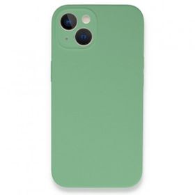 Alan Şanslı iPhone 13 Mini Lansman Legant Yeşil Silikon Kılıf