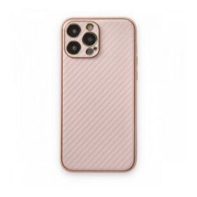 Alan Şanslı iPhone 13 Pro Coco Karbon Pembe Silikon Kılıf