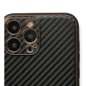 Alan Şanslı iPhone 13 Pro Coco Karbon Siyah Silikon Kılıf