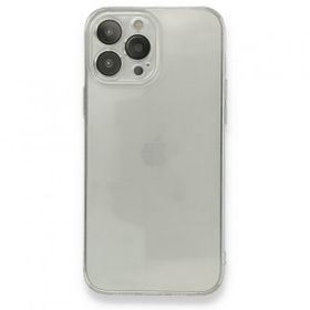 Alan Şanslı iPhone 13 Pro Fly Lens Şeffaf Silikon Kılıf