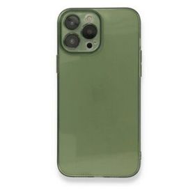 Alan Şanslı iPhone 13 Pro Fly Lens Yeşil Silikon Kılıf