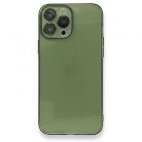 Alan Şanslı iPhone 13 Pro Fly Lens Yeşil Silikon Kılıf
