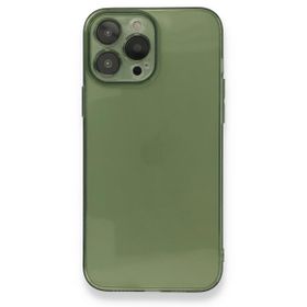 Alan Şanslı iPhone 13 Pro Fly Lens Yeşil Silikon Kılıf