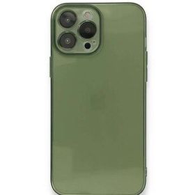 Alan Şanslı iPhone 13 Pro Fly Lens Yeşil Silikon Kılıf