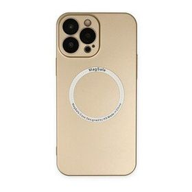 Alan Şanslı iPhone 13 Pro Jack Magneticsafe Lens Gold Silikon Kılıf