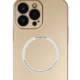 Alan Şanslı iPhone 13 Pro Jack Magneticsafe Lens Gold Silikon Kılıf