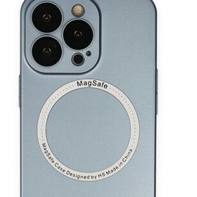Alan Şanslı iPhone 13 Pro Jack Magneticsafe Lens Sierra Blue Silikon Kılıf