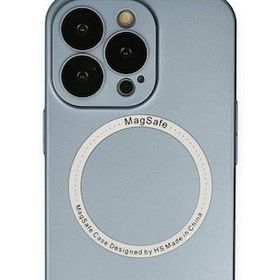 Alan Şanslı iPhone 13 Pro Jack Magneticsafe Lens Sierra Blue Silikon Kılıf
