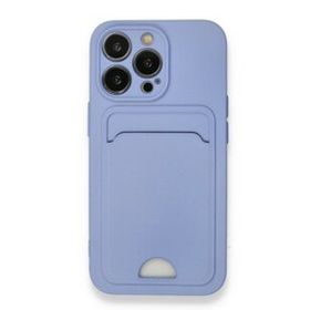 Alan Şanslı iPhone 13 Pro Kelvin Kartvizitli Lila Silikon Kılıf