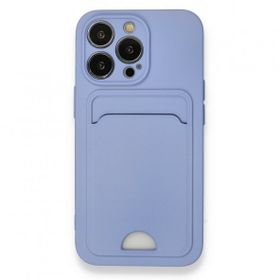 Alan Şanslı iPhone 13 Pro Kelvin Kartvizitli Lila Silikon Kılıf