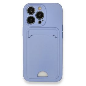 Alan Şanslı iPhone 13 Pro Kelvin Kartvizitli Lila Silikon Kılıf