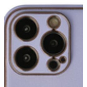 Alan Şanslı iPhone 13 Pro Max Coco Açık Lila Deri Silikon Kapak Kılıf