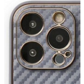 Alan Şanslı iPhone 13 Pro Max Coco Karbon Gri Silikon Kılıf