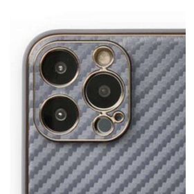 Alan Şanslı iPhone 13 Pro Max Coco Karbon Gri Silikon Kılıf