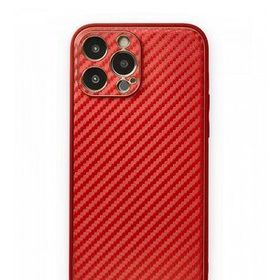 Alan Şanslı iPhone 13 Pro Max Coco Karbon Kırmızı Silikon Kılıf