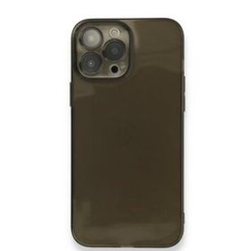 Alan Şanslı iPhone 13 Pro Max Fly Lens Silikon Siyah Kılıf