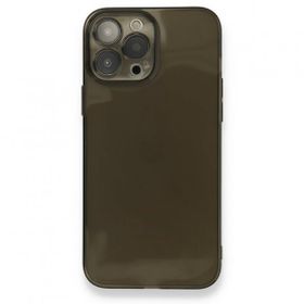 Alan Şanslı iPhone 13 Pro Max Fly Lens Silikon Siyah Kılıf