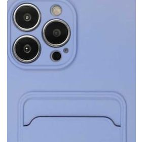 Alan Şanslı iPhone 13 Pro Max Kelvin Kartvizitli Lila Silikon Kılıf