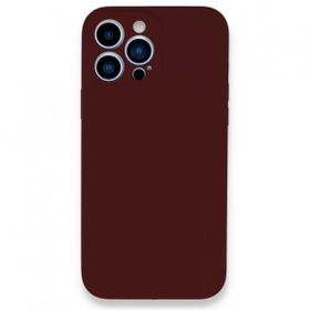 Alan Şanslı iPhone 13 Pro Max Lansman Legant Bordo Silikon Kılıf