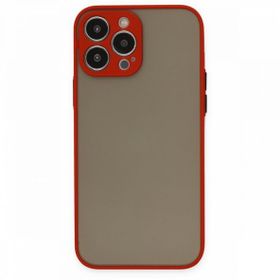Alan Şanslı iPhone 13 Pro Max Montreal Kırmızı Silikon Kapak Kılıf