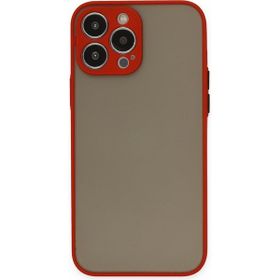 Alan Şanslı iPhone 13 Pro Max Montreal Kırmızı Silikon Kapak Kılıf