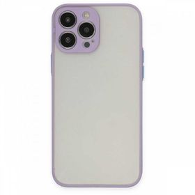 Alan Şanslı iPhone 13 Pro Max Montreal Mor Silikon Kapak Kılıf