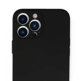 Alan Şanslı iPhone 13 Pro Max Nano İçi Kadife Siyah Silikon Kılıf