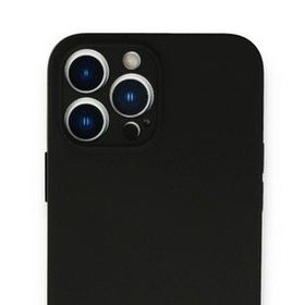 Alan Şanslı iPhone 13 Pro Max Nano İçi Kadife Siyah Silikon Kılıf