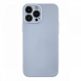 Alan Şanslı iPhone 13 Pro Max Nano İçi Kadife Sky Blue Silikon Kılıf