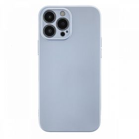Alan Şanslı iPhone 13 Pro Max Nano İçi Kadife Sky Blue Silikon Kılıf