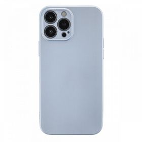 Alan Şanslı iPhone 13 Pro Max Nano İçi Kadife Sky Blue Silikon Kılıf