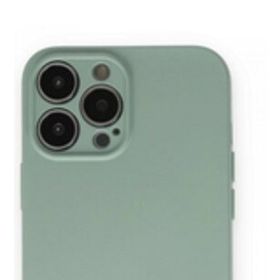 Alan Şanslı iPhone 13 Pro Max Nano İçi Kadife Su Yeşili Silikon Kılıf