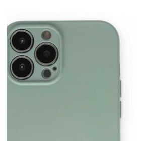 Alan Şanslı iPhone 13 Pro Max Nano İçi Kadife Su Yeşili Silikon Kılıf