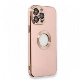 Alan Şanslı iPhone 13 Pro Max Store Pembe Silikon Kılıf