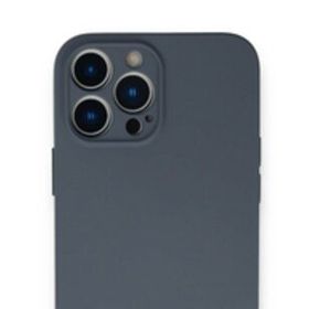 Alan Şanslı iPhone 13 Pro Nano İçi Kadife Gri Silikon Kılıf