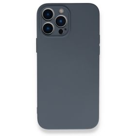 Alan Şanslı iPhone 13 Pro Nano İçi Kadife Gri Silikon Kılıf