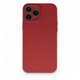 Alan Şanslı iPhone 13 Pro Nano İçi Kadife Kiremit Silikon Kılıf