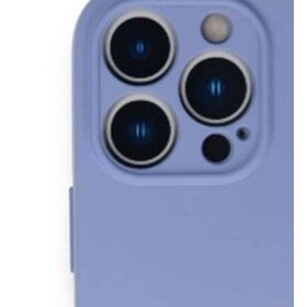 Alan Şanslı iPhone 13 Pro Nano İçi Kadife Lila Silikon Kılıf