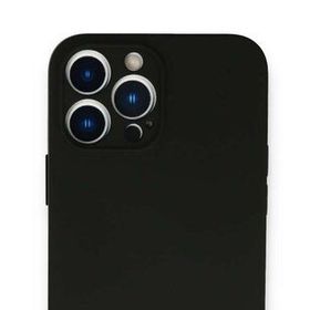 Alan Şanslı iPhone 13 Pro Nano İçi Kadife Siyah Silikon Kılıf