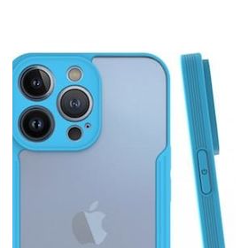 Alan Şanslı iPhone 13 Pro Platin Mavi Silikon Kılıf