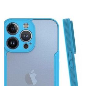 Alan Şanslı iPhone 13 Pro Platin Mavi Silikon Kılıf