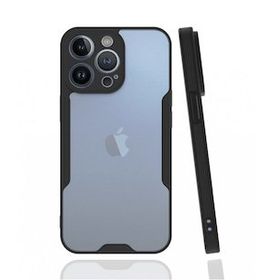Alan Şanslı iPhone 13 Pro Platin Siyah Silikon Kılıf