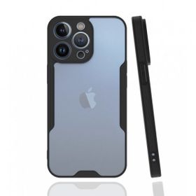 Alan Şanslı iPhone 13 Pro Platin Siyah Silikon Kılıf