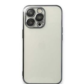 Alan Şanslı iPhone 13 Pro Razer Lensli Siyah Silikon Kılıf