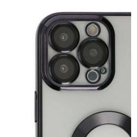 Alan Şanslı iPhone 13 Pro Slot Siyah Silikon Kılıf