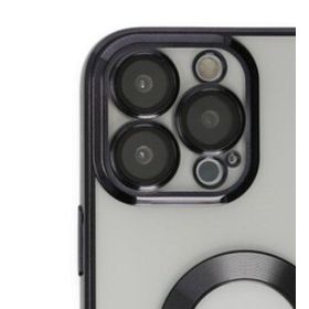 Alan Şanslı iPhone 13 Pro Slot Siyah Silikon Kılıf